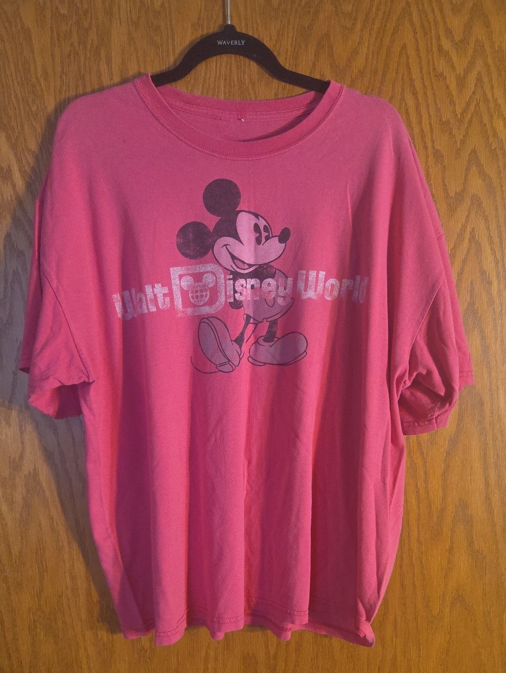 Women's Disney Pink Mickey Mouse Graphic Tee Size 2x